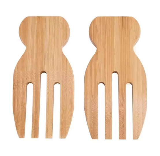 Oxen Premium Salladsbestick – Naturlig elegans för varje målti