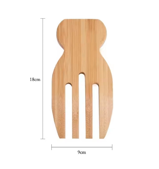 Oxen Premium Salladsbestick – Naturlig elegans för varje målti